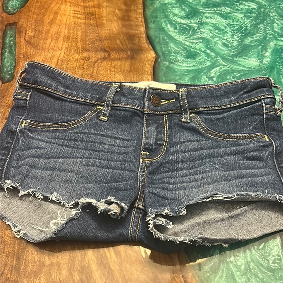 Hollister Pants - Hollister Size 1, Blue Denim Cutoff Shorts, W25